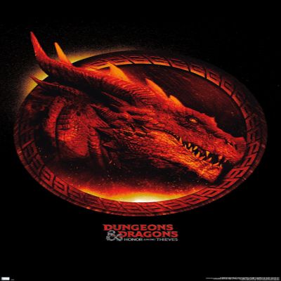 Trends International Dungeons & Dragons: Honor Among Thieves - Dragon Wall Poster, 34L x 22.4W, Premium Unframed Version