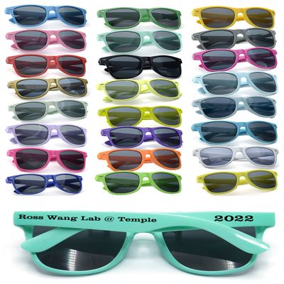 Personalized Party Sunglasses Bulk Wedding Favors Gifts for Guests Custom Birthday Bachelor School Graduation Bridal Groomman Bride Company Personalized Party Sunglasses Gifts(250PC Light Teal)