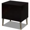 ChinaFurnitureOnline Black and Pewter Grey Abstract Moon Motif Oriental Cabinet view 4