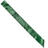 Andersons Complete Prom Royalty Sash & Button Set, Green & White Satin Coronation Accessories for High School Prom King, Queen & Court, 20Piece Set view 3
