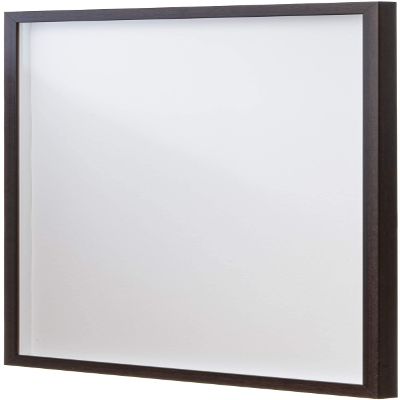 22x28 Brown Walnut Shadow Box Frame | 3/4" of Depth - Lots of Display Room for Jerseys, Keepsakes, Objects, & Memorabilia | UV Resistant Acrylic and Acid Free Backing | Includes Hardware