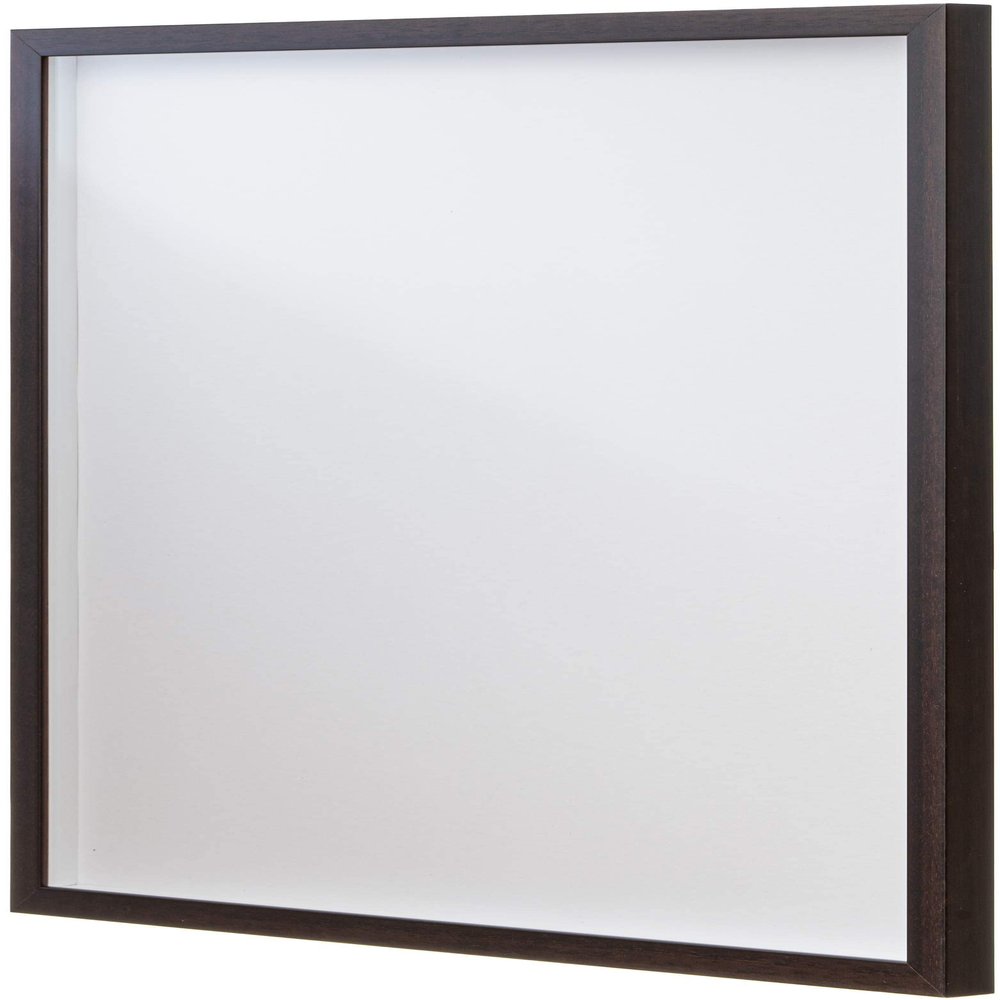 22x28 Brown Walnut Shadow Box Frame | 3/4" of Depth - Lots of Display Room for Jerseys, Keepsakes, Objects, & Memorabilia | UV Resistant Acrylic and Acid Free Backing | Includes Hardware