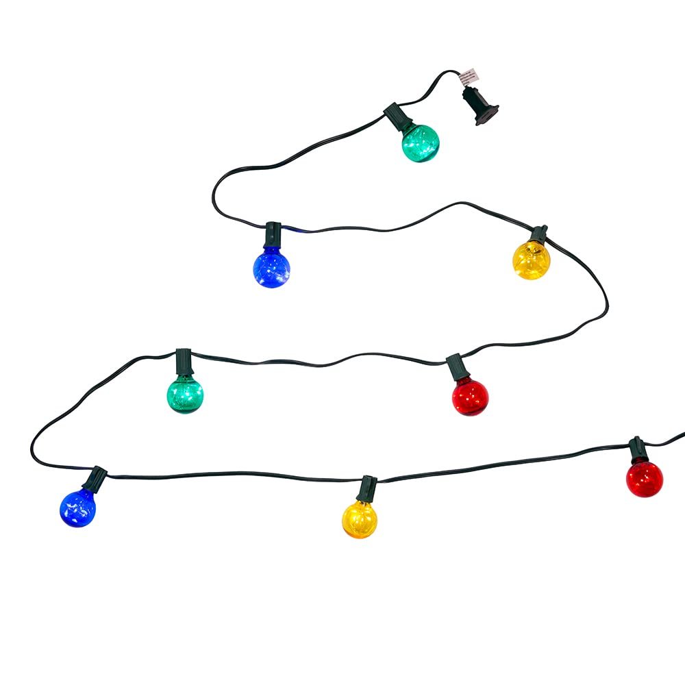 Kurt Adler UL 8-Light Multicolored Fairy Light G40 Light Set