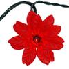 Kurt Adler 20-Light Red Poinsettia Light Set view 2
