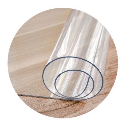 VXHCS Clear Floor Mat PVC Rectangular Waterproof Non-Slip Floor Mat, Heavy Duty Floor Protectors Transparent Floor Mats for Hard Floors, for Home Offices Color : 1.5mm Clear, Size : 24x24in/60x60cm