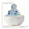 SUNESA Tabletop Fountains Tabletop Water Fountains Indoor Waterfall Relaxation Desktop Fountain for Office Room Decoration Portable Feng Shui Fountain Desktop Fountain view 2