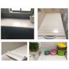 PVC Bathtub Cover, Bathtub Insulation Cover, Bathtub Tray Insulation Cover, Dustproof Stand, Eco-Friendly Foldable, for Most Standard Size Bathtubs (Size : 112x75x0.6cm) view 4