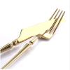 Cutlery Set Bright Gold 18/10 Stainless Steel Dinnerware Knife Spoon Fork Flatware Set 1Set view 3