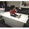 CHALKE Bathtub Cover Dust Board Bathroom Bathtub Frame PVC Bathtub Insulation Cover, Suitable for Villa Hotel Clubhouse Thickness 0.7CM (Size : 145x80x0.7cm) view 4