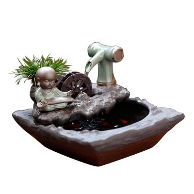 SUNESA Tabletop Fountains Tabletop Fountains Indoor Relaxation Fountains Tabletop Waterfall Decoration Fountain for Home Office Bedroom 6 Inch High Desktop Fountain