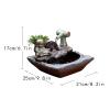SUNESA Tabletop Fountains Tabletop Fountains Indoor Relaxation Fountains Tabletop Waterfall Decoration Fountain for Home Office Bedroom 6 Inch High Desktop Fountain view 2