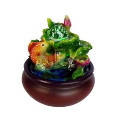 SUNESA Tabletop Fountains Indoor Relaxation Desktop Fountain Waterfall Zen Meditation Indoor Waterfall Glowing Rotating Ball Waterfall for Home Office Bedroom Desktop Fountain