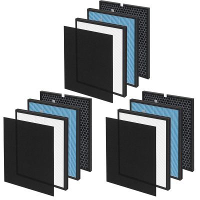 3-Set 10L Pro HEPA Filter Replacement Kit Compatible with Okaysou Airmax 10L Pro and Aiibot-A300 Air Cleaner Purifiers