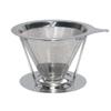 Pour Over Coffee Dripper, Paperless Reusable Coffee Filter, Pour Over Coffee Maker for Single Cup Brew, Double Mesh Design of Stainless Steel Cone Filter for Perfect Extraction (1-2 Cup) view 1