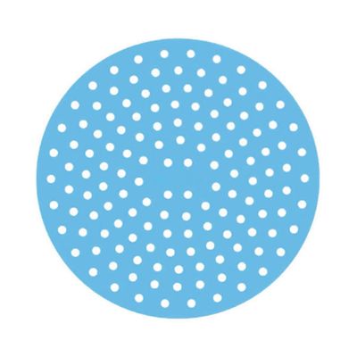 5PCS Air Fryer Silicone Baking Mat Steamer Cake Grilled Saucer Pad Airfryer Liner Pastry Tools Kitchen Non-Stick Bakeware Oil Mat (Color : Blue, Size : Large)