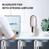 KONSIDEN Desk Fan Bladeless, 11.8 Inch Office Small, Quiet, 3 Speed Adjustment, Touch Control, Easy to Clean, Fans Small Ideal for Office, Living Room, Bedroom view 3