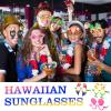 Sratte 24 Pack Luau Party Sunglasses Hawaiian Funny Glasses Tropical Fun Fancy Dress Props Summer Adults Party Favors Beach Themed Eyewear Supplies Decoration Photo Booth Props view 4