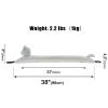 Marwood Under Door Draft Stopper Decorative Wind Stopper 38 inch for Door & Window, Weighted Animal Air Draft Stopper Snake Noise Blocker for Bottom of Door with Hanging Loops - Grey Cat view 2