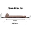 Marwood Under Door Draft Stopper Decorative Wind Stopper 38 inch for Door & Window, Weighted Animal Air Draft Stopper Snake Noise Blocker for Bottom of Door with Hanging Loops - Bear view 2