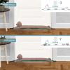 Marwood Under Door Draft Stopper Decorative Wind Stopper 38 inch for Door & Window, Weighted Animal Air Draft Stopper Snake Noise Blocker for Bottom of Door with Hanging Loops - Bear view 3