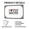 Abipuir Funny Poster Sign I Love Flu Shots Tin Sign Cave Man Bar THC Tin Sign (Color : Colour, Size : 30X40CM) view 2