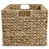 CUMYZO Storage Basket Set 3 Pieces Water Hyacinth 2.9kg/6.38ib Household Storage Caddies view 4