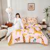 Erosebridal Cartoon Giraffe Crib Bedding Set for Girl Zoo Animal Comforter Twin, Chic Butterfly Bedding Comforters & Sets Woodland Wildlife Duvet, Kids Cute Pink Quilt Comforter 2pcs with 1 Pillowcase view 2