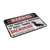 Cool Room Accessories for Teens Boys Warning This Property is Protected by A Highly Trained Dachshund Rug Fall Rugs Indoor Tiki Bar Decorations (Size : 40X60CM) view 3