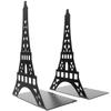 SAFIGLE Metal Bookends Tower Shape Book Ends for Shelves Decorative Book Holders 8.07 X 5.31 X 3.26 in Organizers for Desk Office Study Home Set of 2 view 1