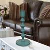 BBH Home's Handmade Green Pillar Shaped Aluminum Set of One Candle Holder 23x9x18 Inch AMBBAOB277 view 1