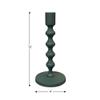 BBH Home's Handmade Green Pillar Shaped Aluminum Set of One Candle Holder 23x9x18 Inch AMBBAOB277 view 4