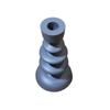 BBH Home's Handmade Gray Pillar Shaped Aluminum Set of One Candle Holder 23x8x19 Inch AMBBAOB198 view 2