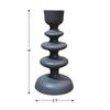 BBH Home's Handmade Gray Pillar Shaped Aluminum Set of One Candle Holder 23x8x19 Inch AMBBAOB198 view 4