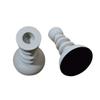 BBH Home's Handmade Ivory Pillar Shaped Aluminum Set of One Candle Holder 21x6x17 Inch AMBBAOB198 view 3