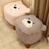 FEHUN Tea Table Low Solid Wood Creative Shoes Changing Stool Sofa Stool Small Stool Shoes Wearing Stool (Color : A4) view 2