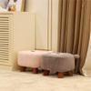 FEHUN Tea Table Low Solid Wood Creative Shoes Changing Stool Sofa Stool Small Stool Shoes Wearing Stool (Color : A4) view 4