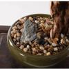 Artificial Bonsai Tree Fake Plant in Pot Artificial Simulation Bonsai Tree Office Simulated Green Plant Potted Plant Pebbles Fake Mountain View Simple and Natural Bonsai Tree in The Living Room for Ho view 3