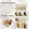 Rentoudu Haya Claw Clip Organizer Holder - Hanging Claw Clip Storage for Women & Girls - Wall, Door, Closet Display - Off-White, 1Pcs view 3