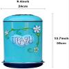 JYDQM Trash Can Accent Decor, 8 Liters, Pink, Metal, Alloy Steel view 4