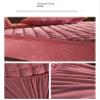 zyhfcfff-sd Fitted Bottom Sheet Queen,Autumn Winter Thick Quilted Crystal Velvet Deep Pocket Fitted Sheets, Bedroom Warm Solid Color Mattress Protector (Size : 180 * 220cm) view 4