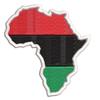 Africa Pan-African Continent Patch Fully Embroidered Iron-on/Sew-on Decorative Embroidery Applique Clothing Vest Jacket Bags Premium Stitching Biker Badge Emblem MC Vacation Travel Souvenir view 1
