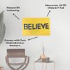 Believe Wall or Locker Room Block Letter Sign for Sports Fans | 11" W X 7" Tall | Decorate Office Wall, Home Gyms, Bar Decor | New 2023 Block Letter Edition (Block Letter) view 3