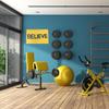 Believe Wall or Locker Room Block Letter Sign for Sports Fans | 11" W X 7" Tall | Decorate Office Wall, Home Gyms, Bar Decor | New 2023 Block Letter Edition (Block Letter) view 4