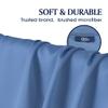 Serta Soft Lightweight Down Blanket,650 Fill Power Microfiber White Down Blanket,Luxury Bed Blanket with 2" Satin Trim,Down Alternative Blanket Queen Size view 4