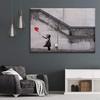 Banksy Balloon Girl There is Always Hope Canvas Art Wall Art Home Decor - Various Sizes (40in x 60in Gallery Wrapped) view 2