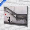 Banksy Balloon Girl There is Always Hope Canvas Art Wall Art Home Decor - Various Sizes (40in x 60in Gallery Wrapped) view 3