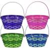 A&L Multi color Woven Easter Basket view 1