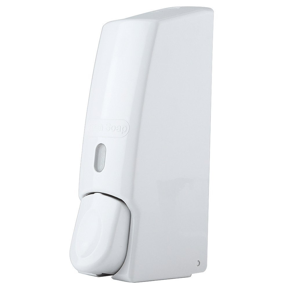 Miskall 600ml Wall Mounted Soap Dispenser, ABS Foam Soap Liquid Dispenser Lotion Box Holder for Bathroom Kitchen(White)