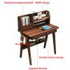 Computer Desk for Small Spaces,Home Office Writing Desk Compact Office Table with Drawer and Bottom Shelve,Simple Study Desk PC Laptop Workstation Space Saving(60x45x75cm(24x18x29inch), Yellow) view 3