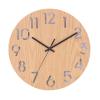 LUXIQO Silent Clock, Round Quality Wall Clocks, Wall Clock Modern Easy to Read Battery Operated Easy to Set for Living Room, Kitchen, Home,Bathroom, Bedroom (H) view 1